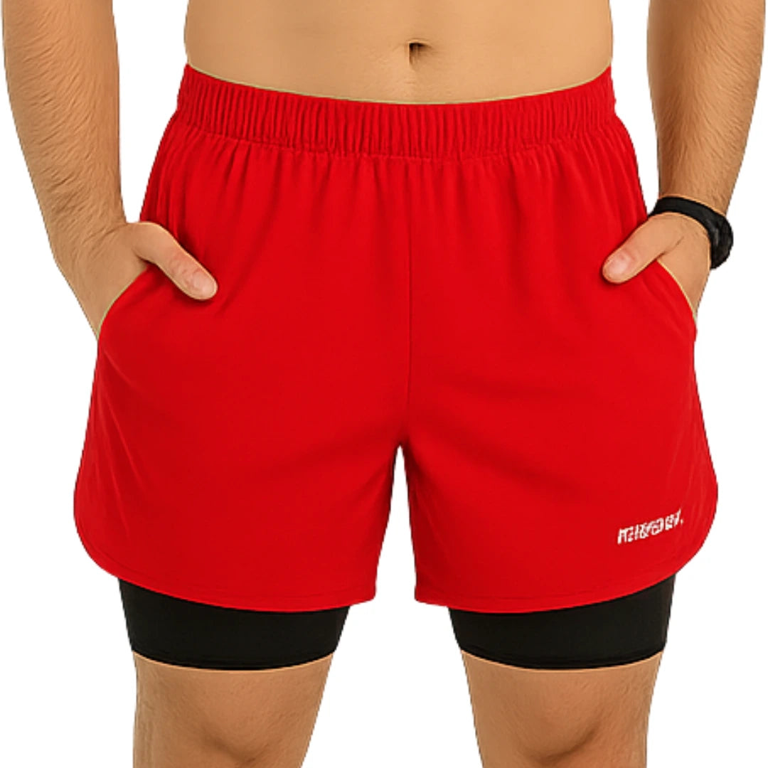 Short Arsuxeo Masculino Vermelho