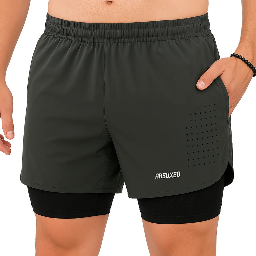 Short Arsuxeo Masculino Cinza